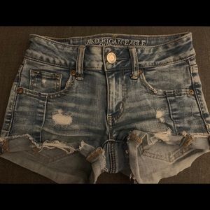 American Eagle Distressed Denim Shorts